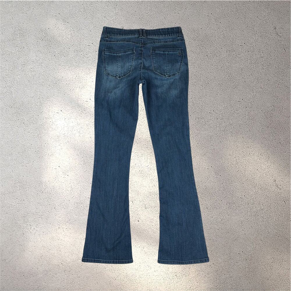 Democracy Absolution Jeans Women’s 6 Blue Mid Rise Boot Cut Stretch Denim EUC - Picture 3 of 10